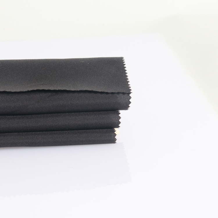 Eco Friendly Recycled 75d Polyester Pongee Material Customized Color For Women