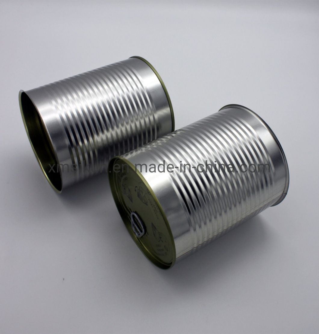 Wholesale Empty Round Metal Painted Tin Can with Lid for Food