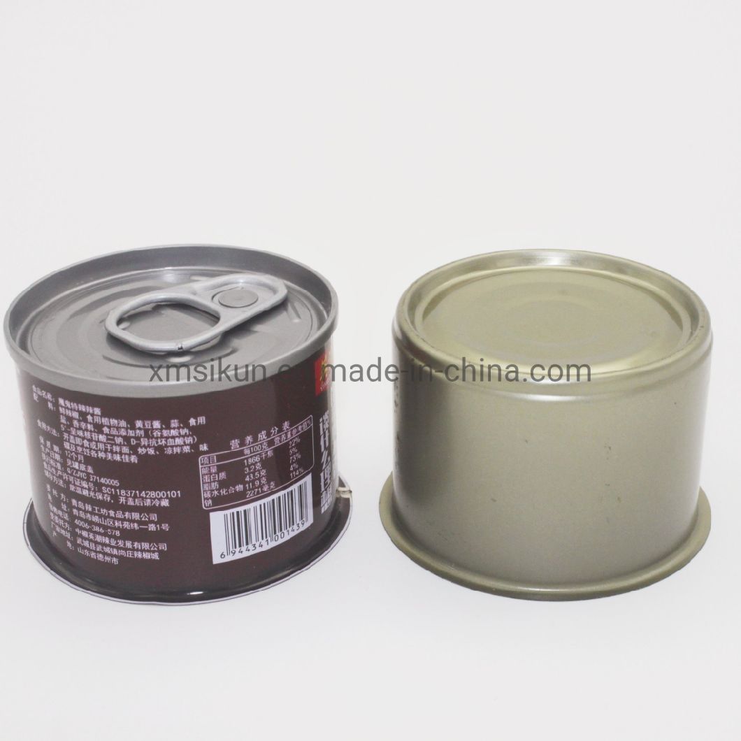 Hot Sale Food Grade Empty 539# Tinplate Can for Packing Canned Tomato Sauce