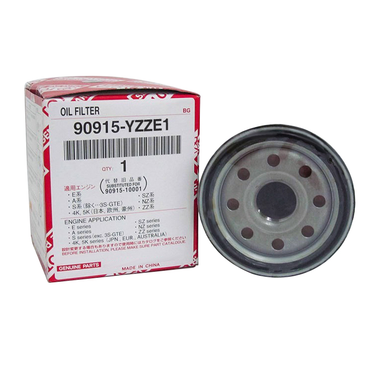 China Factory Wholesale Filtro De Aceite 90915-YZZE1 Auto Engine Oil Filter Manufacturer for Japanese Car