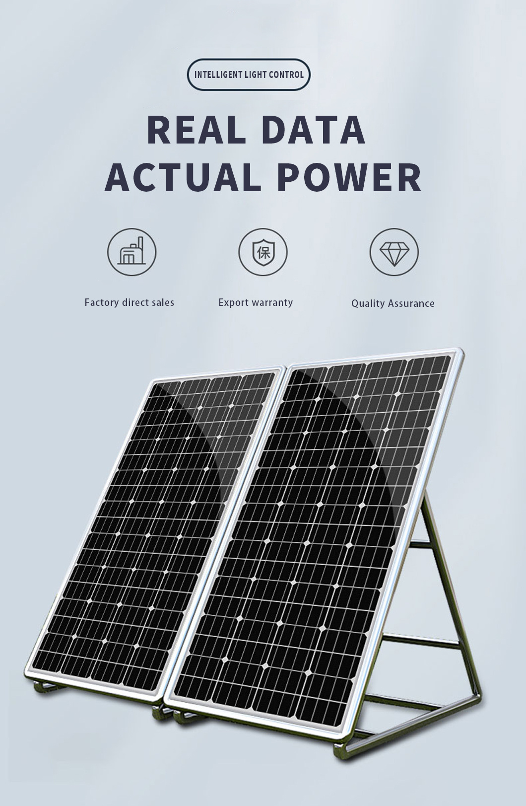 The Best Quality High Strength Baffle Solar Panel 430W-540W