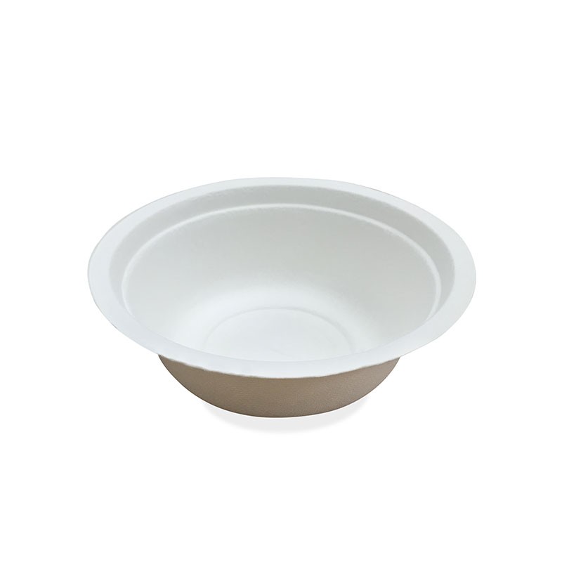 Custom tableware bagasse pulp tableware disposable paper tableware set