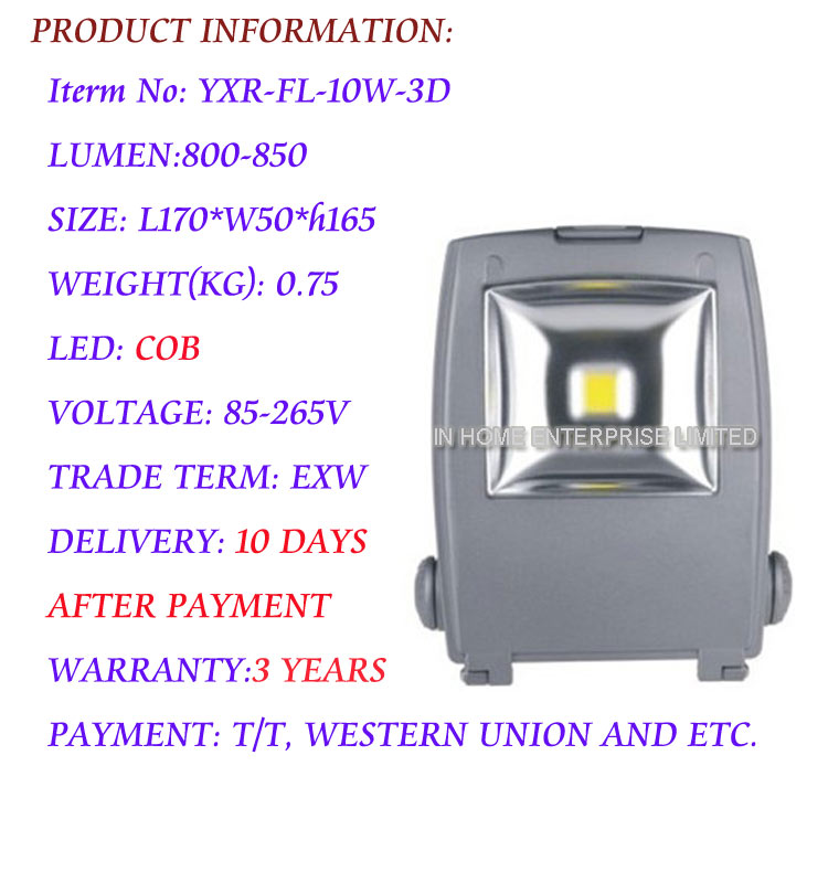 50w led flood light & 10-200w led lighting with CE and Rohs certification