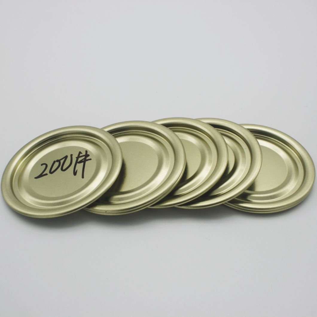 Wholesale 200# Tinplate End Easy Open Lid for Tin Can Food Grade