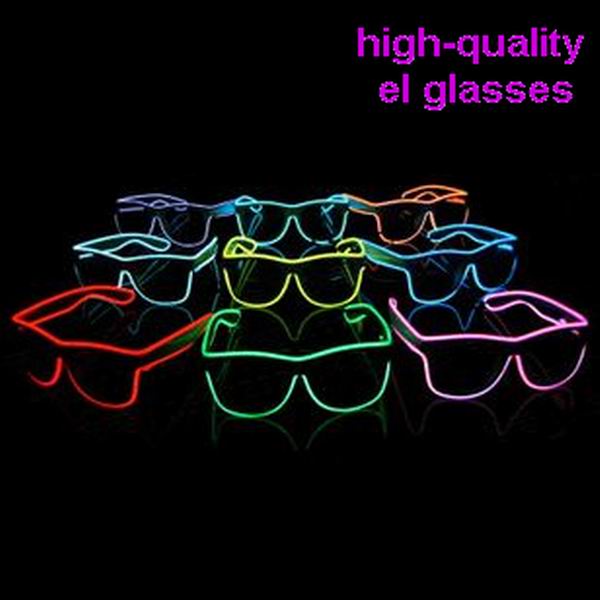 party decoration light up el glasses/ led glasses/ imitation glasses