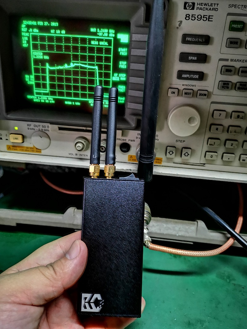Portable dual-antenna gps satellite jammer Beidou gps jammer