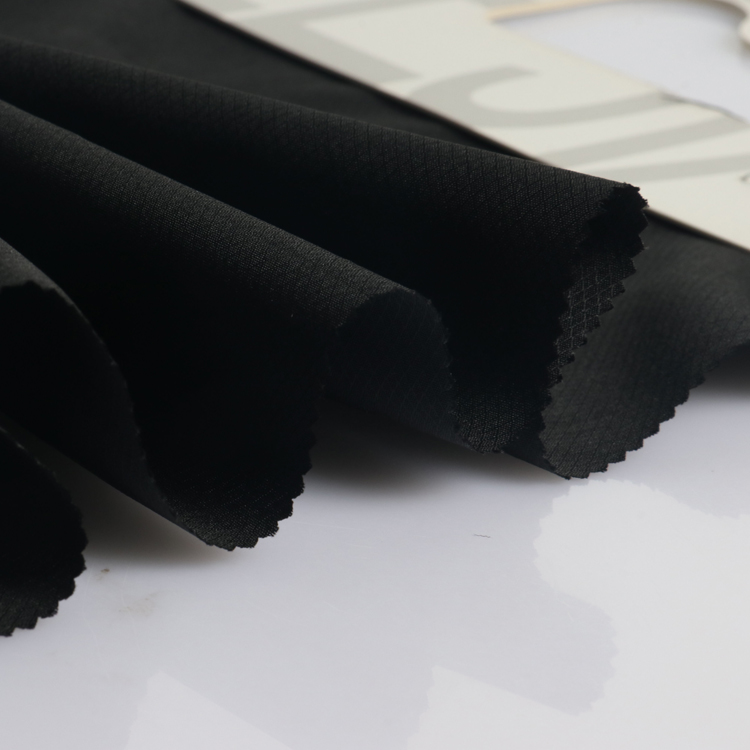 Preshrunk jacquard recycled poly diamond fabric 100% polyester is used for luggage tablecloth