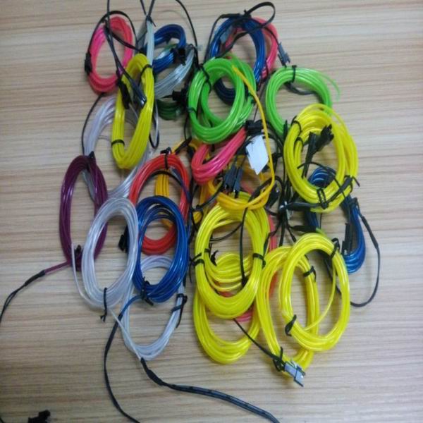 generation 3 cheap cuttable neon wire el wire with mulit colors