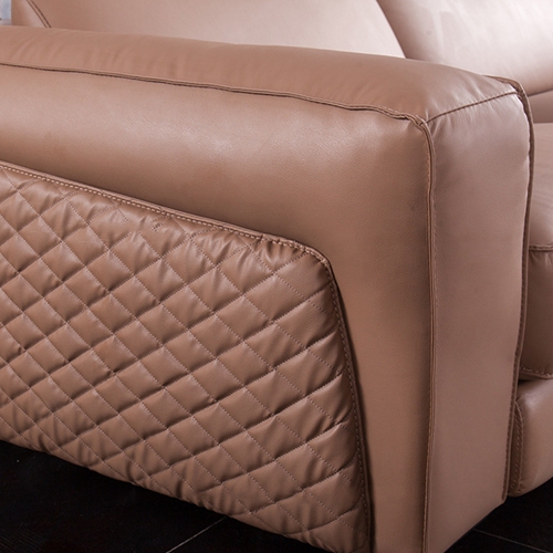 Italian Leather Sofa Space Capsule Electric Function Living Room Modern Minimalist Combination Sofa