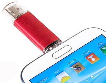 Kongst high quality plastic otg usb flash drive 1gb-64gb for moblie phone free sample