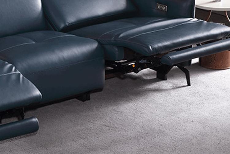 Italian-Style Leisure Sofa Multi-Function Space Capsule Electric Reclining Function Three-Person Combination