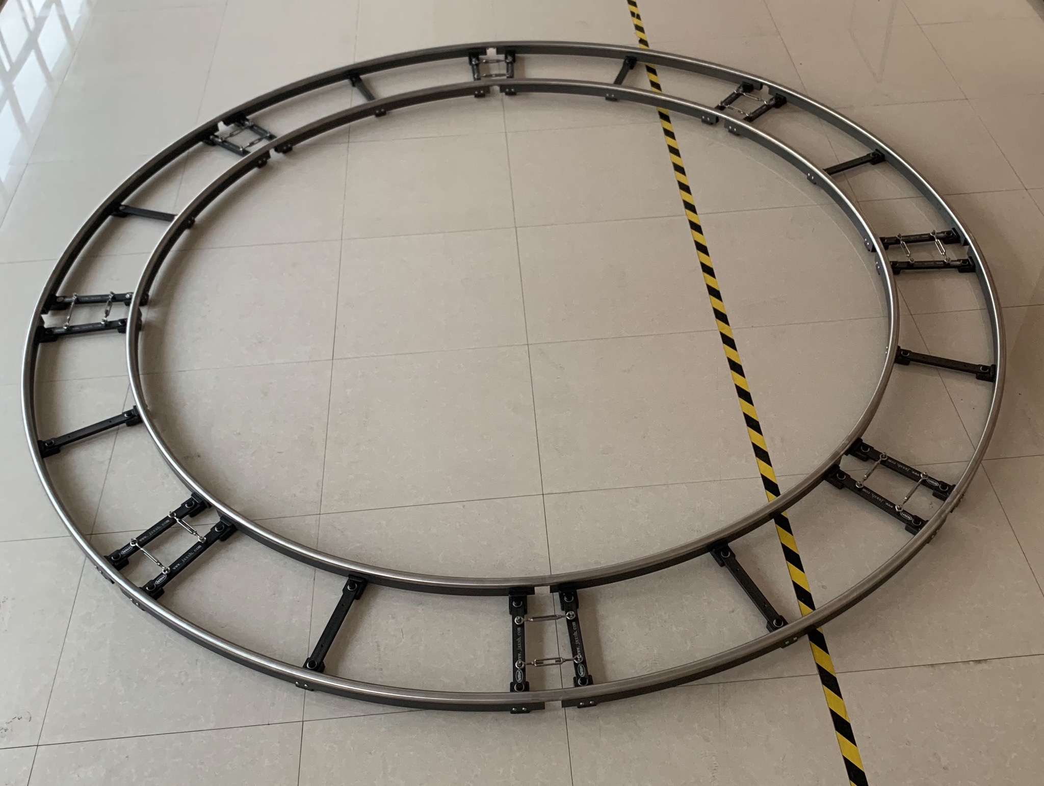 Custom Made Folding Camera Dolly Track Curved Straight