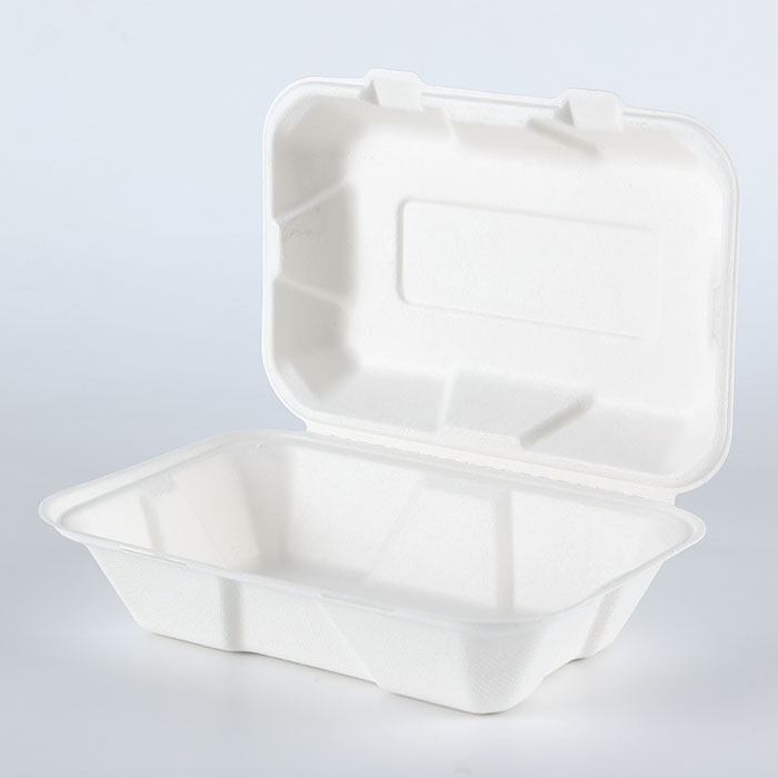 High quality disposable areca plates ecofriendly bio degradable sugarcane square plates for wedding