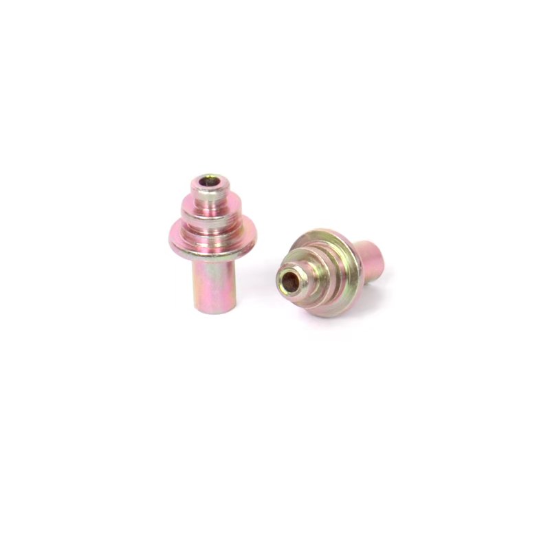 yellow zinc plated special shape step solid rivet